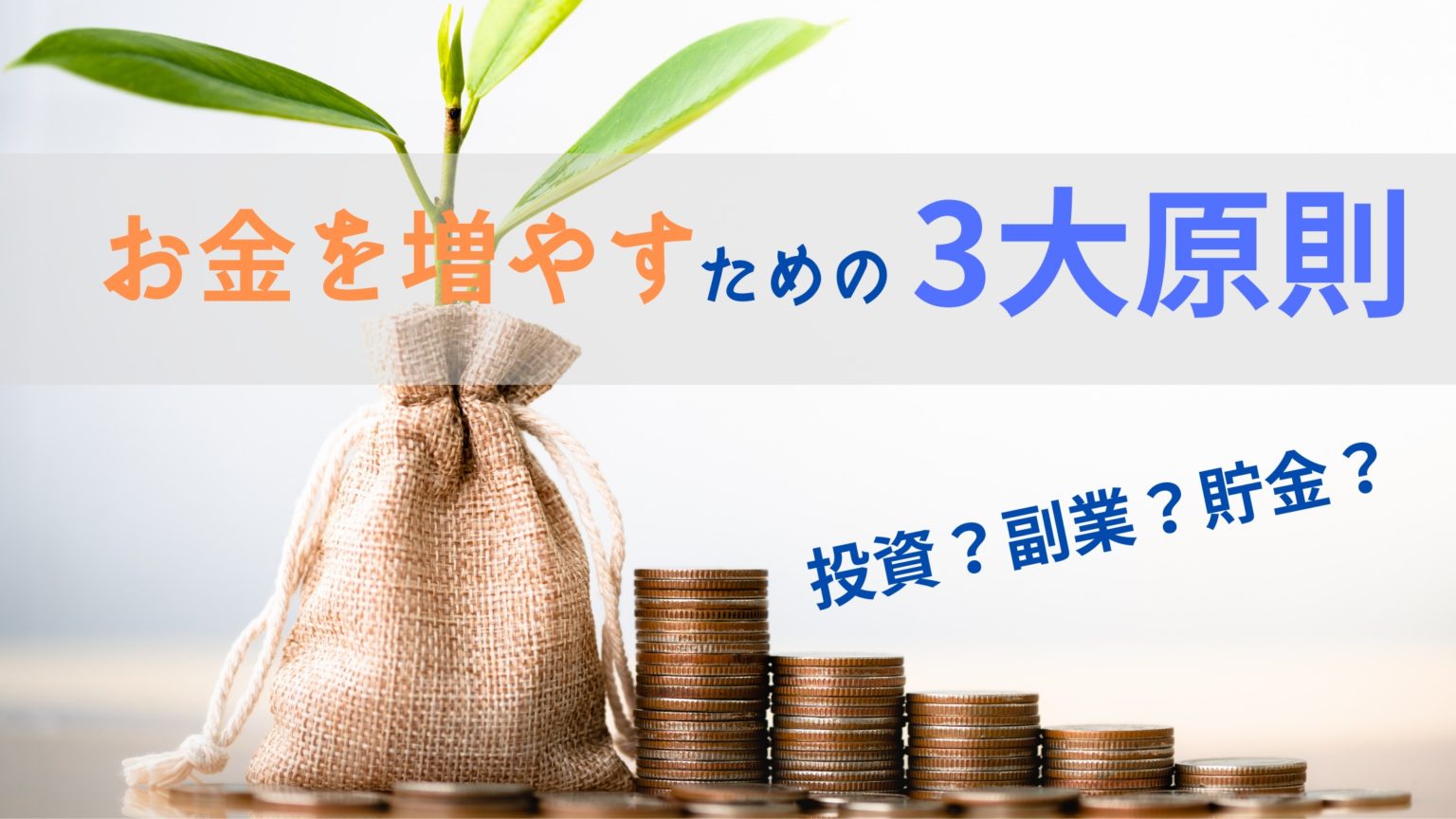 投資？副業？貯金？